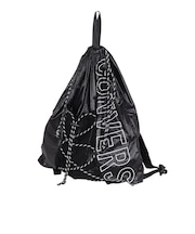 コンバース(CONVERSE)2WAY レースアップバッグ 黒 10L 41700172 バックパック ショルダーバッグ