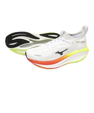 ミズノ(MIZUNO)ランニングシューズ ジョギングシューズ MIZUNO ネオビスタ 3 ホワイト ブラック J1GM261051 スポーツ シューズ