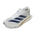 アディダス（adidas）ランニングシューズ ジョギングシューズ アディゼロ SL2 ワイド ホワイト ブルー NMQ09-KI3240 スポーツ トレーニン…