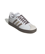 アディダス(adidas)スニーカー スポーツシューズ VL コート ベース ホワイト ブラウン NLF52-KH9489 カジュアルシューズ スポーツ