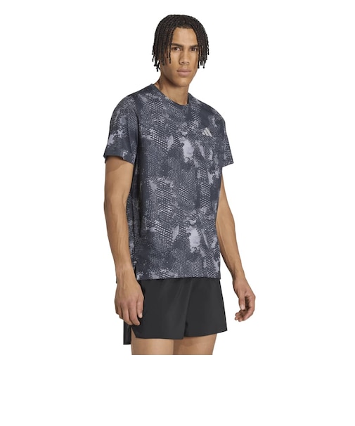 アディダス（adidas）ADI365 ランニング アニマル柄プリント アイコニック 半袖Tシャツ QD057-KG1341