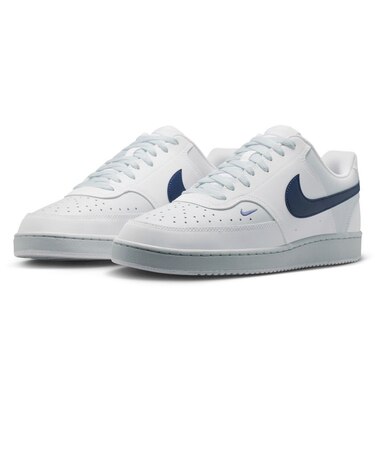 ナイキ(NIKE)スニーカー スポーツシューズ コート ビジョン LOW ホワイト ネイビー IM0459-106 カジュアル スポーツ シューズ