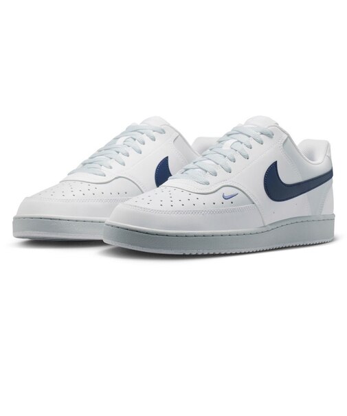 ナイキ(NIKE)スニーカー スポーツシューズ コート ビジョン LOW ホワイト ネイビー IM0459-106 カジュアル スポーツ シューズ