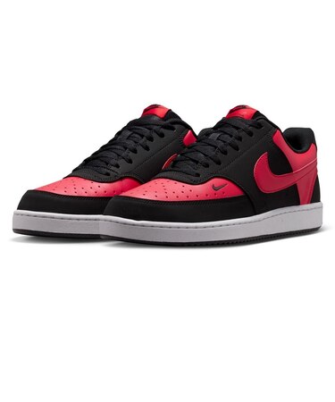 ナイキ(NIKE)スニーカー スポーツシューズ コート ビジョン LOW レッド ブラック IM0459-002 カジュアル スポーツ シューズ