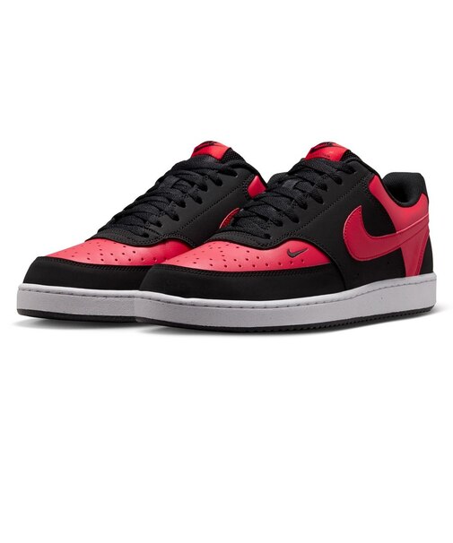 ナイキ(NIKE)スニーカー スポーツシューズ コート ビジョン LOW レッド ブラック IM0459-002 カジュアル スポーツ シューズ