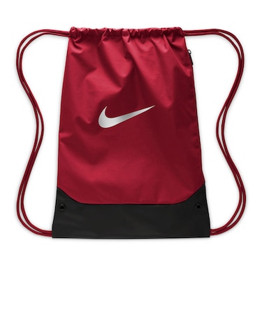 ナイキ（NIKE）ナップザック ブラジリア ドローコードバッグ 赤 18L IB4409-608 ドロストバッグ