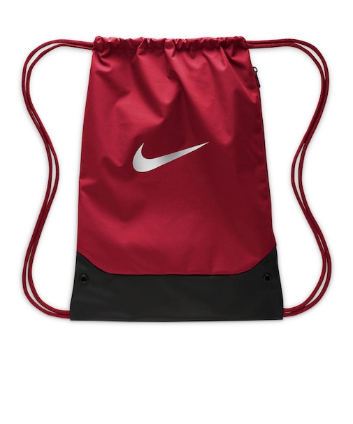 ナイキ（NIKE）ナップザック ブラジリア ドローコードバッグ 赤 18L IB4409-608 ドロストバッグ
