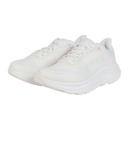 ホカ(HOKA)ランニングシューズ ジョギングシューズ クリフトン 11 ワイド ホワイト 1177539-WWH スポーツ シューズ トレーニング