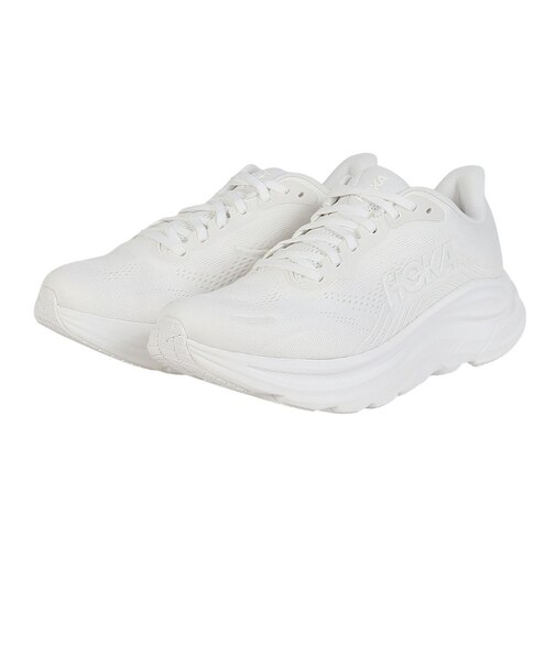 ホカ(HOKA)ランニングシューズ ジョギングシューズ クリフトン 11 ワイド ホワイト 1177539-WWH スポーツ シューズ トレーニング