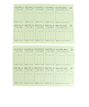日本サッカー協会(JFA)サッカー スコアレコードステッカー 10枚入り JO-497