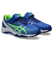 アシックス（ASICS）ジュニアスポーツシューズ ベルクロ ベルト付き スニーカー レーザービーム SL MG ブルー1154A232.401 トレーニング