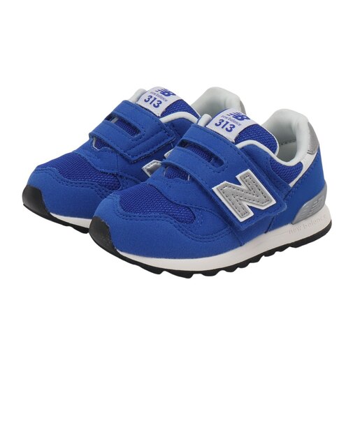 ニューバランス(new balance)ジュニア スニーカー スポーツシューズ 313 フックアンドループ ブルー I3136IS W カジュアルシューズ 面…
