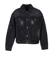 Multiple Cross Leather Patch デニムジャケット 2611-08111-00100