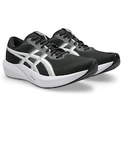 アシックス(ASICS)ランニングシューズ トレーニングシューズ 部活 ハイパースピード 6 ワイド ブラック ホワイト 1013A238.001