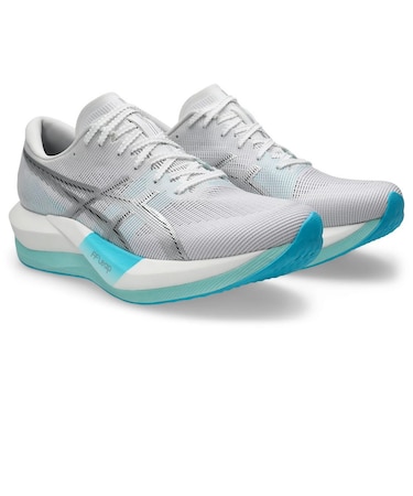 アシックス(ASICS)ランニングシューズ トレーニングシューズ 部活 マジックスピード 5 ワイド ブルー シルバー 1013A184.101