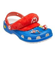クロックス(crocs)サンダル マリオ クラシック クロッグ レッド ブルー 212134-90H スポーツサンダル カジュアル シューズ
