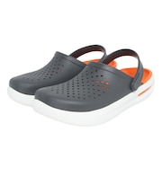 クロックス(crocs)サンダル インモーション クロッグ Sla/Gre グレー ホワイト 209964-0DA スポーツサンダル カジュアル シューズ
