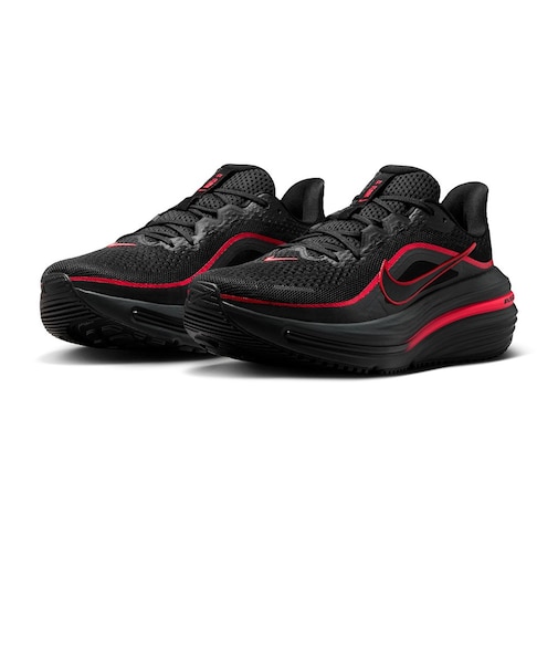 ナイキ(NIKE)ランニングシューズ ジョギングシューズ エア ウィンフロー 12 ブラック レッド HV9272-005 スポーツ シューズ トレーニング