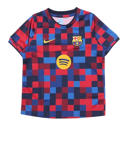 ナイキ(NIKE)FC バルセロナ ジュニア サッカー プレマッチ トップス 半袖Tシャツ II2160-621