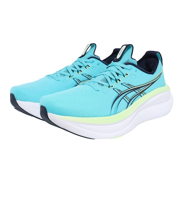 アシックス(ASICS)ランニングシューズ ジョギングシューズ ゲルニンバス 28 ターコイズ 1011C127.403 スポーツ シューズ トレーニング