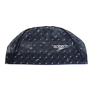 スピード(SPEEDO)スイムキャップ 水泳 BOOM STAR メッシュキャップ C 紺×ピンク M-Lサイズ SE12657 NP スイミングキャップ
