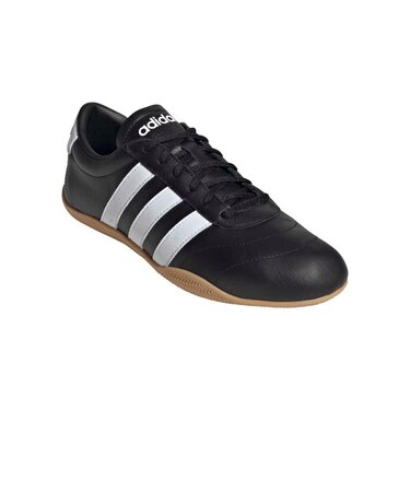 アディダス（adidas）スニーカー スポーツシューズ グランドコート ロー ブラック ホワイト OOV27-JQ9684 スポーツ カジュアル シューズ