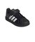 アディダス（adidas）ジュニアスニーカー スポーツシューズ ストリートトーク EL ブラック ホワイト OPK37-JS5055 スポーツ カジュアル シ…