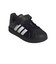 アディダス（adidas）ジュニアスニーカー スポーツシューズ ストリートトーク EL ブラック ホワイト OPK37-JS5055 スポーツ カジュアル シ…