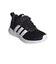 アディダス（adidas）ベビースニーカー スポーツシューズ VL ムーブ EL ブラック ホワイト OQT09-KH9732 スポーツ カジュアル シューズ
