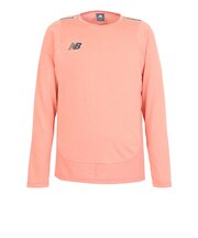 ニューバランス（new balance）サッカーウェア Black Out 杢 接触冷感ロングスリーブシャツ MT62A0VSPKL