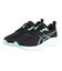 アシックス（ASICS）ジュニア スポーツシューズ スニーカー レーザービーム MQ ブラック ブルー 1154A235.002 スポーツ トレーニングシューズ