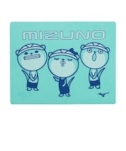 ミズノ（MIZUNO）スイムタオル 水泳 緑 34×44cm N2JYD50333 かわうそくん 吸水タオル セームタオル スイミングタオル 抗菌