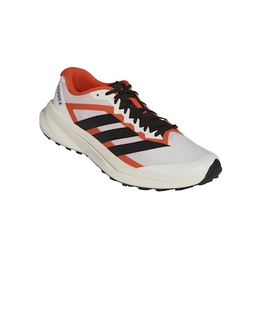 アディダス(adidas)ランニングシューズ トレランシューズ テレックス アグラヴィック ライト ホワイト オレンジ OTI07-KK1872 スポーツ シ…