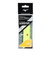 ミズノ(MIZUNO)バドミントングリップテープ ダブルエッジオーバーテープ ロックタイプ 1本入り 73JYA67545