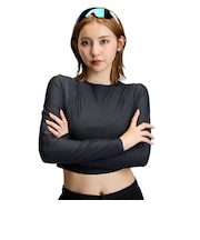 アンダーアーマー(UNDER ARMOUR)ヒートギア クロップ ロングスリーブ Tシャツ 長袖 6016929 016