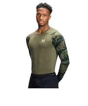 アンダーアーマー(UNDER ARMOUR)ヒートギアアーマー コンプレッション カモ ロングスリーブ シャツ 6016931 390