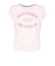 アバクロンビー&フィッチ(Abercrombie & Fitch)ガールズ AFG ANF 1892 RUCHED Tシャツ 43AJ73-AEO