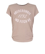 アバクロンビー&フィッチ(Abercrombie & Fitch)ジュニア ANF 1892 RUCHED 半袖Tシャツ 43AJ73-J8N