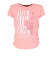 アバクロンビー&フィッチ(Abercrombie & Fitch)ジュニア ANF FLOWER LOCKUP BABY 半袖Tシャツ 43AJ79-ALJ