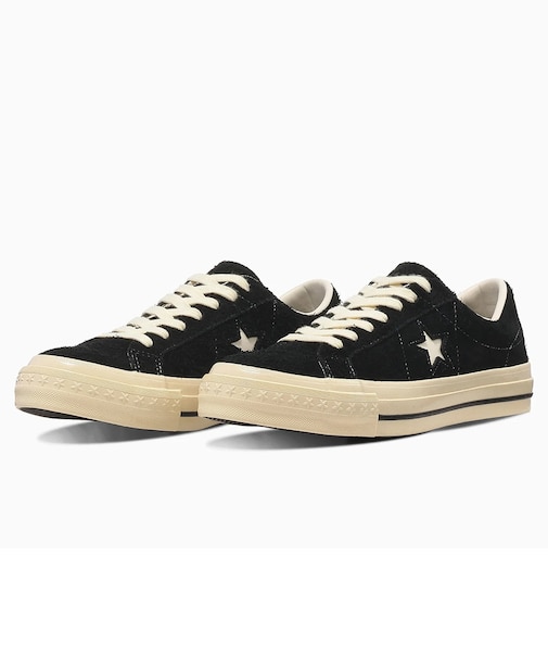 コンバース（CONVERSE）スニーカー タウンシューズ ワンスター エイジド スエード AG ブラック 33703200 スポーツ カジュアル シューズ