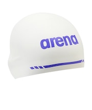 アリーナ(ARENA)スイミングキャップ 水泳 アクアフォース3Dキャップ ソフトタイプ WA承認 白×紫 M-Lサイズ AS6SSC02UB WHPP