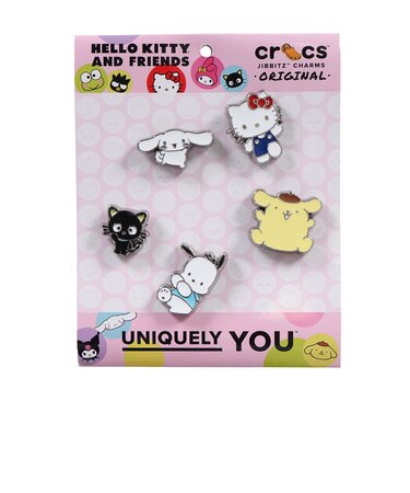 クロックス（crocs）ジビッツ チャーム サンリオ ハローキティ&フレンズ エナメル 5個セット 10018102