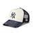 ニューエラ（NEW ERA）キャップ 9FORTY A-Frame トラッカー Laser Burn Out Denim ニューヨーク・ヤンキース 15137…