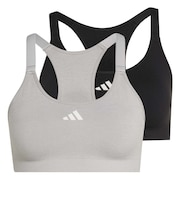 アディダス（adidas）オプティム エッセンシャルズ シームレス ブラ 2枚組 VZ862-KF8820