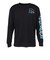 エゴザル（EGOZARU）バスケットボールウェア マルチスクリプトプリントロングスリーブTシャツ EZFW26ULS003C001