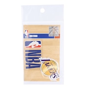エヌビーエー(NBA)ロゴクリアステッカー 2枚入 ロサンゼルス・レイカーズ NBA88143