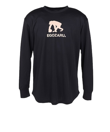 エゴザル（EGOZARU）バスケットボールウェア ラインロゴ バックプリント ロングスリーブTシャツ EZFW25ULS008C044