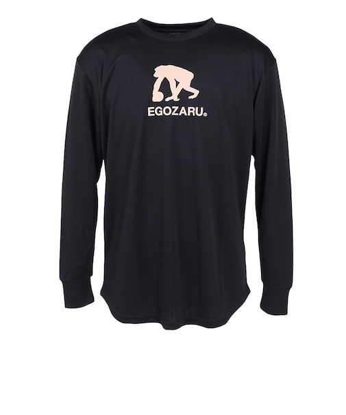 エゴザル（EGOZARU）バスケットボールウェア ラインロゴ バックプリント ロングスリーブTシャツ EZFW25ULS008C044