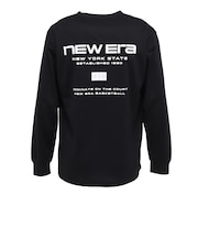 ニューエラ（NEW ERA）バスケットボールウェア 長袖 テック Tシャツ Brand Name Logo ブラック 15135374