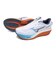 ミズノ（MIZUNO）ランニングシューズ ジョギングシューズ ウエーブライダー 30 ホワイト ブルー J1GM262051 スポーツシューズ